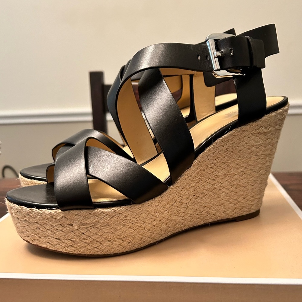 Michael Kors Celia Mid Wedge Size 11